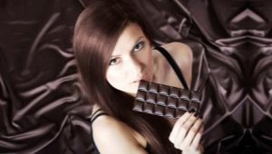 Hair color dark chocolate: what does it look like, who suits and how to get it?