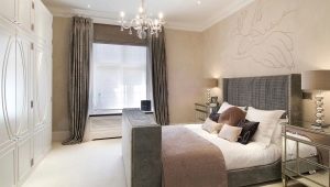 Features of interior design bedrooms 14 square meters. m