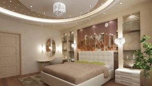 Features and lighting options for bedrooms with suspended ceilings