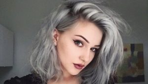 Ash gray hair color