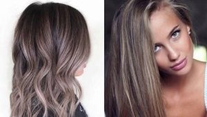 Chocolate-ash hair color: types of shades and coloring