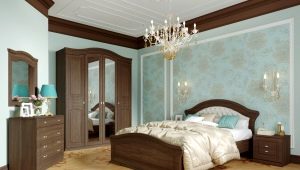 Bedroom set: types, selection and placement