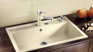 Colors of kitchen sinks: a variety of models and selection tips