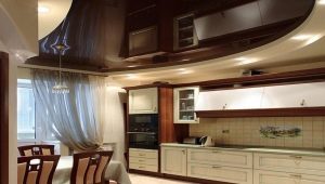Multi-level ceilings in the kitchen: features, varieties, choices and examples