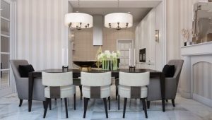 Dining area in the kitchen: where to place and how to separate?