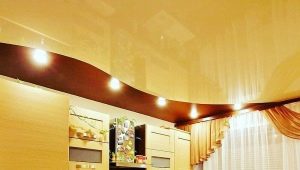 Lighting in a kitchen with a stretch ceiling: the choice and location of fixtures