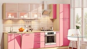 Pink kitchens: color combinations and design options