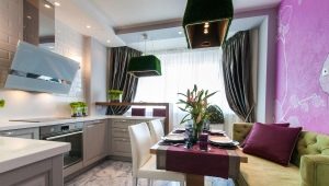 Kitchen design options 14 sq. m