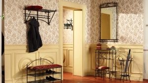 Wrought iron furniture for the hallway: pros, cons and beautiful examples