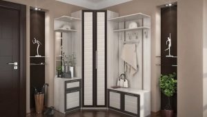 Corner wardrobe in the hallway: design, size and choice