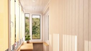 Lining options for loggia clapboard