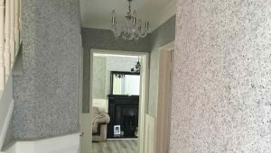 Liquid wallpaper in the hallway: what are and how to choose?