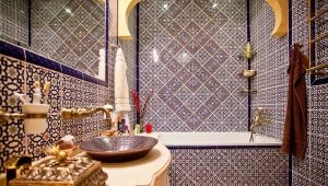 Oriental style bathroom design options