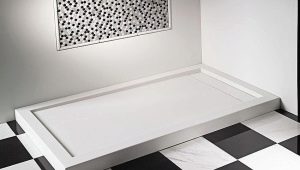 Stone shower trays: varieties, selection, care