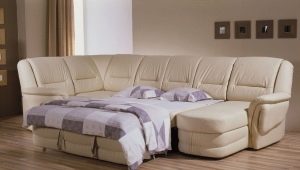 Sofas with a large berth: features, types and choices