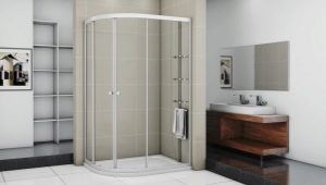 Shower enclosures: varieties and sizes, selection rules, manufacturers overview