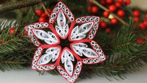 New Year quilling: original craft ideas