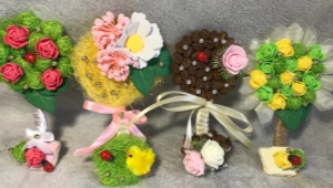 Making fridge magnets topiary