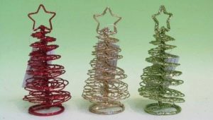 Secrets of making a Christmas tree from wire