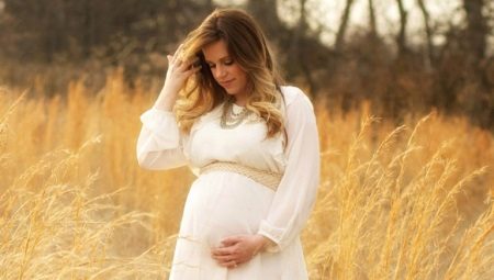 White maternity dresses