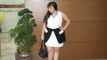 Fashionable dresses for obese women of small and short stature