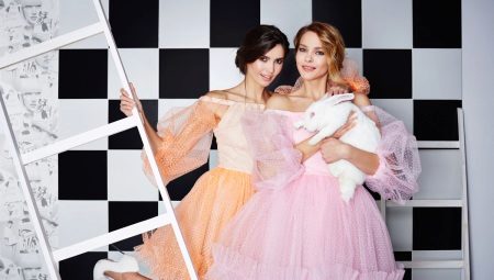 Organza dresses - mysterious transparency and festivity