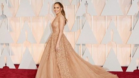 Dresses on the floor - the embodiment of elegance and sophistication