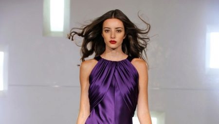 Purple evening dresses