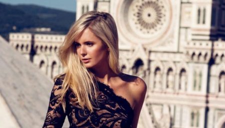 Dress with one sleeve - fashion asymmetry