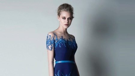 Blue evening dresses