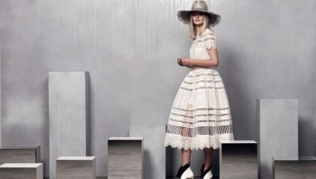 Dress with a bell skirt - romance in everything