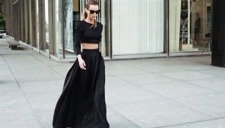 Half-skirt long skirt