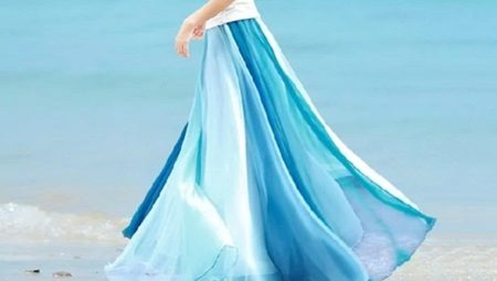 Chiffon Floor-Length Skirt