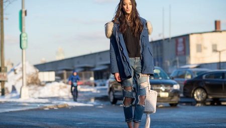 How can you cut jeans beautifully?