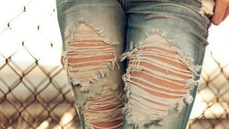How to make holey jeans at home?
