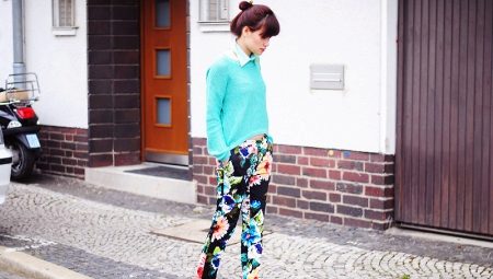 What to wear with flower pants?