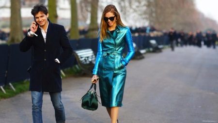 Women's leather cloak