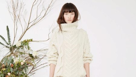 Knitted women sweater