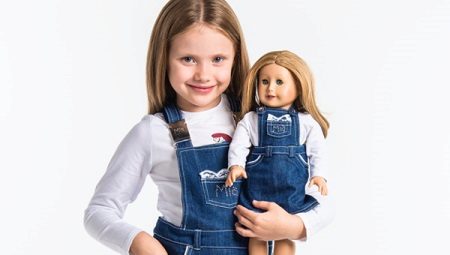 Denim dress for the girl