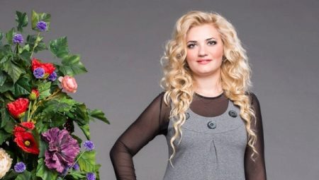 Knitted sundresses of large sizes for obese women