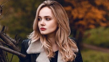 Sheepskin coat with fur