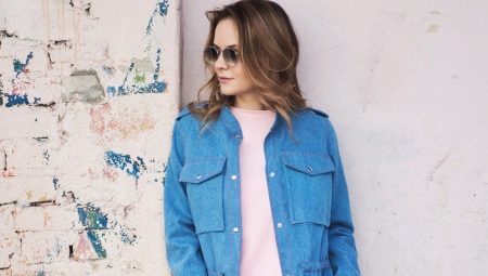 Denim parka