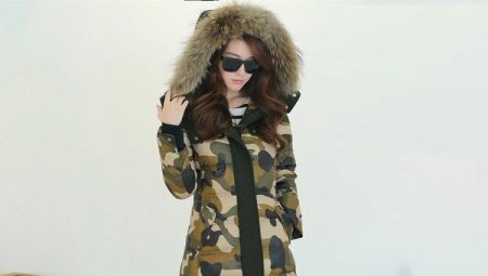 Camouflage parka