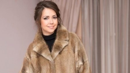 Muskrat fur coat