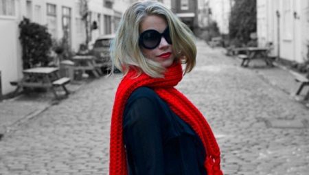 Red scarf