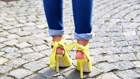Yellow sandals