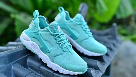 Turquoise sneakers