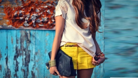 Yellow shorts