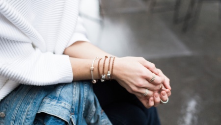 Leather bracelet Pandora