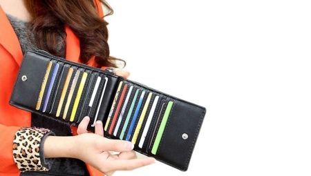 Leather business card holders